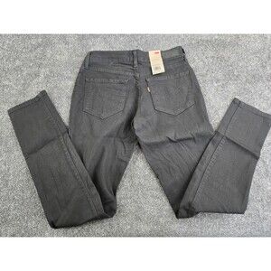 New Women's Levi's Black Bold Curve Mid Rise Skinny Jeans in Size 27x32 NWT